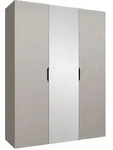 Mirjan24 Dreht&uuml;renschrank, Kaschmir, Holzwerkstoff, Rechteckig, 150x202x52 cm,
