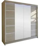 Mirjan24 Schwebet&uuml;renschrank, Kaschmir, Holzwerkstoff, Rechteckig, 180x215x58...