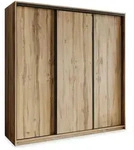 Masseno Schwebet&uuml;renschrank, Eiche Wotan, Holzwerkstoff, 9 F&auml;cher, 4...