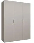 Mirjan24 Dreht&uuml;renschrank, Kaschmir, Holzwerkstoff, Rechteckig, 150x202x52 cm,