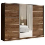 Masseno Schwebet&uuml;renschrank, Eiche, Holzwerkstoff, 7 F&auml;cher, 4 Schubladen,