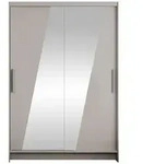 Mirjan24 Kleiderschrank, Kaschmir, Holzwerkstoff, Rechteckig, 120x200x58 cm,