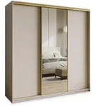 Masseno Schwebet&uuml;renschrank, Kaschmir, Holzwerkstoff, 9 F&auml;cher, 4 Schubladen,
