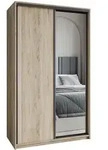 Masseno Schwebet&uuml;renschrank, Sonoma Eiche, Holzwerkstoff, 5 F&auml;cher, 2 Schubladen,