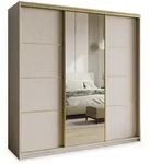 Masseno Schwebet&uuml;renschrank, Kaschmir, Gold, Holzwerkstoff, 9 F&auml;cher, 4...