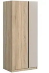 Mid.you Dreht&uuml;renschrank, Sonoma Eiche, Kaschmir, Holzwerkstoff, Holzoptik, 3