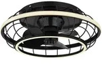 Globo Lighting Led, Schwarz, Metall, Rund, F, 50x18x50 cm, Lampen & Leuchten,...