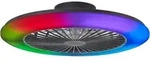 Brilliant Led, Schwarz, Kunststoff, Rund, 57.7x14.2x57.7 cm, Lampen & Leuchten, LED