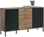 Xonox Sideboard, Braun, Holzwerkstoff, 154x89x41 cm, Wohnzimmer, Kommoden &