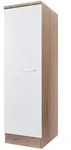 FlexWell Geschirrschrank, Wei&szlig;, Sonoma Eiche, Holzwerkstoff, 3 F&auml;cher, einzeln