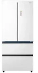 Midea French-Door, Wei&szlig;, Metall, Glas, 3 Schublade(n),2 Schublade(n)...