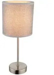 Tischleuchte, Grau, Metall, Rund, 15x35x15 cm, Lampen & Leuchten,...