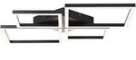Brilliant Wandleuchte, Schwarz, Metall, Rechteckig, 58x5.2x79.5 cm, Lampen &
