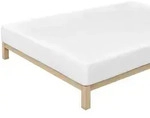 Schlafgut Matratzenauflage Baselayer Comfort Molton, Wei&szlig;, Textil, 160x200 cm,