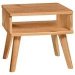 Hasena Nachtschrank, Buche, Holz, Buche, massiv, 48x38x42 cm, Typenauswahl,