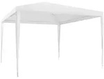 tectake Pavillon, Wei&szlig;, Kunststoff, Quadratisch, 300x250x300 cm, Sonnen- &