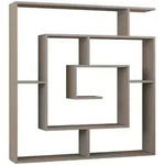 Livetastic Raumteiler, Mokka, Holzwerkstoff, 125x129x22 cm, Wohnzimmer,...