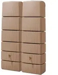 4rain Wandtank, Braun, Kunststoff, 660 L, 126x182x37 cm, Gartenzubeh&ouml;r,...