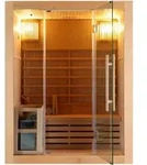 Sauna, Holz, Hemlocktanne, 150x190x120 cm, Freizeit, Wellness, Sauna