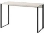 Mirjan24 Schreibtisch, Kaschmir, Metall, Rechteckig,Rechteckig, 125x77x55 cm,