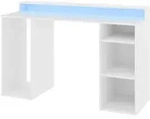Mirjan24 Schreibtisch, Wei&szlig;, Holzwerkstoff, Rechteckig, 138x90x48 cm,...