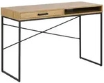 Carryhome Schreibtisch, Wildeiche, Metall, Holzwerkstoff, 1 Schublade(n) Schubladen,