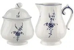 Villeroy & Boch Milch-, Wei&szlig;, Blau, Keramik, Rund, 2x2x2 cm, Essen & Trinken,