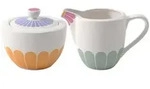 Villeroy & Boch Milch-, Mehrfarbig, Keramik, 2 cm, Kaffee & Tee, Zuckerdosen