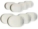 Ritzenhoff Breker Servierplatten, Grau, Keramik, Oval, 2x2x2 cm, Tischkultur &