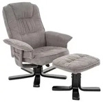 Idimex Relaxsessel, Grau, Schwarz, Textil, Mode, 76x87x61 cm, Wohnzimmer,...