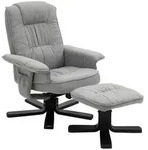 Idimex Relaxsesselset, Grau, Schwarz, Textil, Mode, 76x87x61 cm, Wohnzimmer, Sessel,