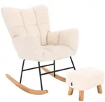 Home Deluxe Stuhl, Wei&szlig;, Kunststoff, 95x88x68 cm, Wohnzimmer, Sessel,