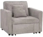 MCW Schlafsessel, Hellgrau, Textil, 100x86x88 cm, Wohnzimmer, Sessel, Polstersessel