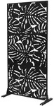 Ml-Design Metall-Sichtschutz, Schwarz, Metall, 90x183 cm, Sonnen- & Sichtschutz,