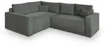 Masseno Ecksofa, Grau, Holz, 3-Sitzer, L-Form,L-Form, 265x194 cm, Wohnzimmer,...