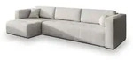 Masseno Ecksofa, Creme, Holz, 5-Sitzer, L-Form,L-Form, 347x148 cm, Wohnzimmer,...