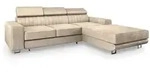 Masseno Ecksofa, Creme, Metall, 3-Sitzer, L-Form,L-Form, 267x190 cm, Wohnzimmer,