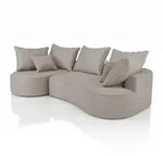 Juskys Sofa, Beige, Textil, 300x102 cm, Wohnzimmer, Sofas & Couches,