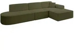 Altdecor Ecksofa, Platin, Textil, 4-Sitzer, 327x165 cm, Wohnzimmer, Sofas &...