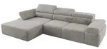 MKS Ecksofa, Hellgrau, Kunststoff, 5-Sitzer, L-Form,L-Form, 296x174 cm,...