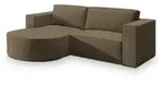 Masseno Ecksofa, Beige, Holz, 4-Sitzer, L-Form,L-Form, 263x174 cm, Wohnzimmer,...