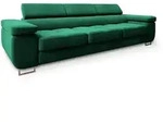 Masseno Bettsofa, Gr&uuml;n, Textil, 281x87x98 cm, Wohnzimmer, Sofas & Couches,