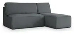 Masseno Ecksofa, Grau, Kunststoff, 3-Sitzer, L-Form,L-Form, 200x140 cm,...
