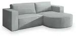 Masseno Ecksofa, Hellgrau, Holz, 4-Sitzer, L-Form,L-Form, 263x174 cm,...