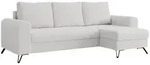 MKS Ecksofa, Wei&szlig;, Metall, 3-Sitzer, L-Form,L-Form, 242x140 cm, Oeko-Tex&reg;,