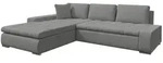 Mirjan24 Ecksofa, Alu, Textil, 5-Sitzer, L-Form,Rechteckig, 302x213 cm,...