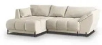 Masseno Ecksofa, Creme, Holz, 4-Sitzer, L-Form,L-Form, 287x182 cm, Wohnzimmer,...