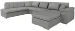Mirjan24 Wohnlandschaft, Alu, Textil, 7-Sitzer, U-Form,Rechteckig, 348x76x205...