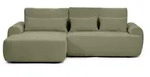 Beautysofa Eckschlafsofa, Hellgr&uuml;n, Textil, L-Form,L-Form, 266x160 cm,...