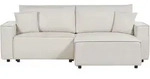 Beliani 3-Sitzer-Ecksofa, Beige, Textil, L-Form, 250x150 cm, Wohnzimmer, Sofas &